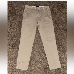 Banana Republic Mens Pants Mason Athletic Tapered Fit Size 31x32 Khaki